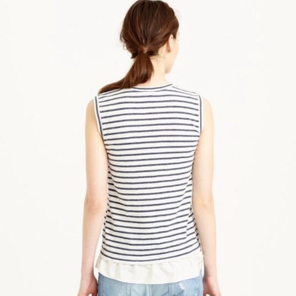 Jcrew Ruffle Hem Tank Top - Picture 3 of 6